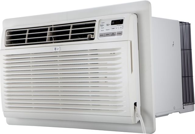 LG 11,200 BTU's White Thru-The-Wall Air Conditioner with Heat 10