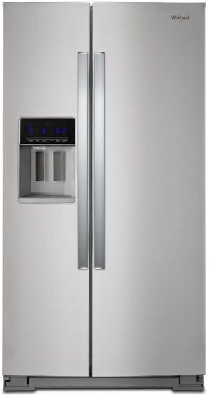 Whirlpool® 28.5 Cu. Ft. Fingerprint Resistant Stainless Steel Side-by-Side Refrigerator