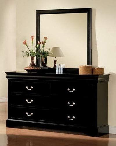 ACME Furniture Louis Philippe III Black Dresser Mirror 2