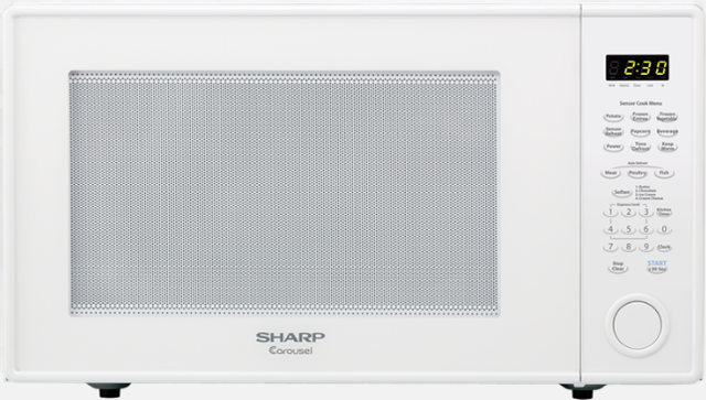 Sharp® Carousel Countertop Microwave Oven-White