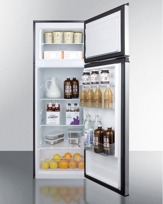 Summit® 7.1 Cu. Ft. Stainless Steel Top Freezer Refrigerator 5