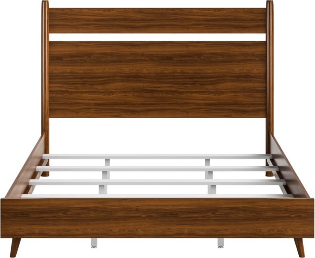 Flexsteel® Ludwig Walnut Queen Panel Bed 2