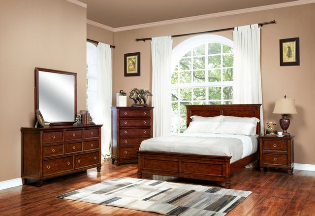 New Classic® Home Furnishings Tamarack Brown Cherry Nightstand-1
