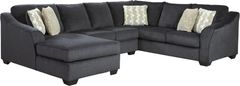 Signature Design by Ashley® Eltmann 3-Piece Slate Right-Arm Facing Sectional with Chaise