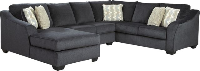 Signature Design by Ashley® Eltmann 3-Piece Slate Right-Arm Facing Sectional with Chaise-0