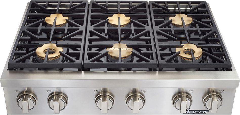 Dacor gas outlet stove top