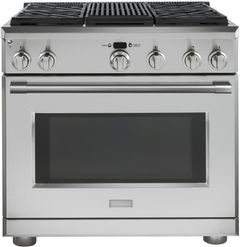 Monogram Statement Collection 36" Stainless Steel Pro Style Dual Fuel Range