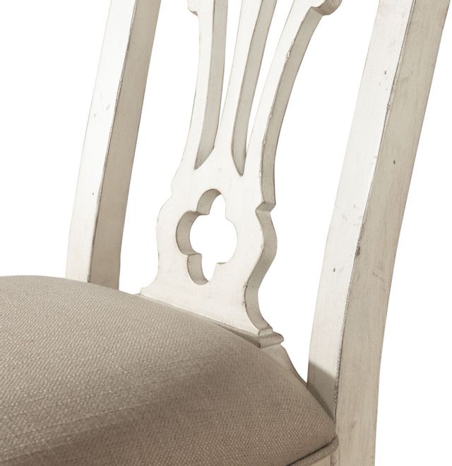 Liberty Furniture Abbey Road Porcelain White Splat Back Side Chair-2