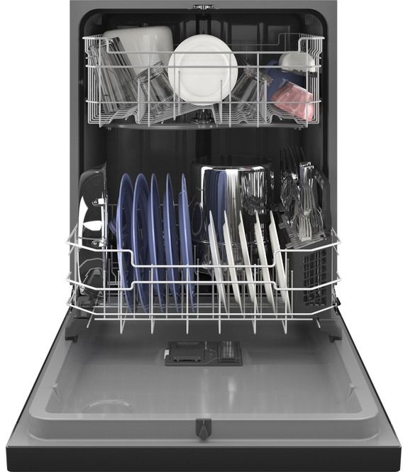 GE® 24" Black Built In Dishwasher 42