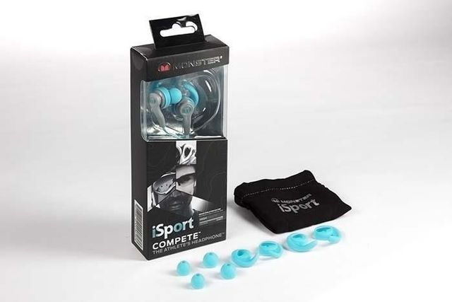 Monster® iSport Compete In-Ear Headphones-Blue 3