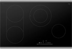 Bosch 800 Series 30" Black/Stainless Steel Electric Cooktop