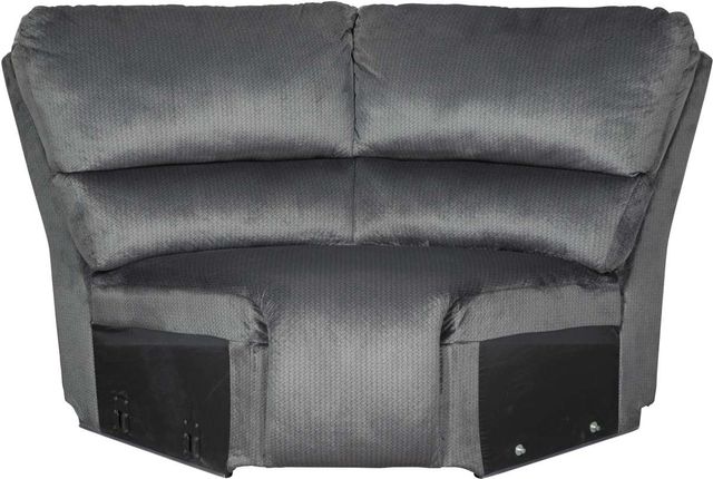 Signature Design by Ashley® Clonmel 6-Piece Charcoal Power Reclining Sectional with Armless Chairs-2