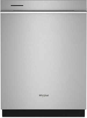 Whirlpool® 24" Fingerprint Resistant Stainless Steel Top Control Built In Dishwasher