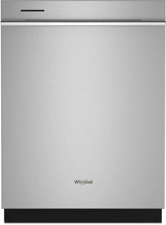 Whirlpool® 24" Fingerprint Resistant Stainless Steel Top Control Built In Dishwasher-0