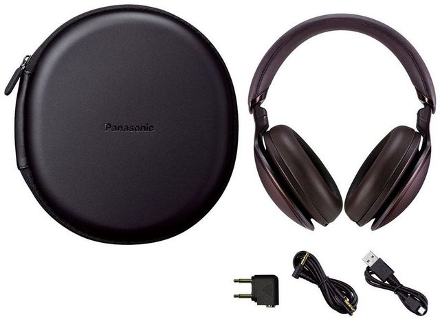 Panasonic® Premium Hi-Res Taupe Wireless Bluetooth Over the Ear Headphones 6