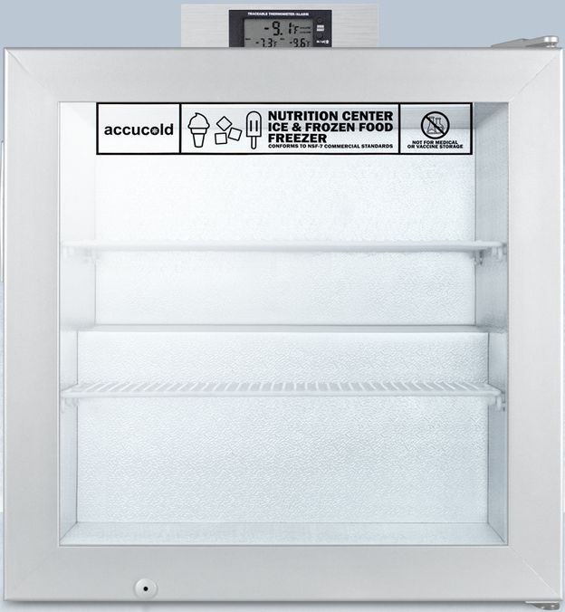 Accucold™ Nutrition Center Series 2.0 Cu. Ft. Stainless Steel Frame Compact All Freezer