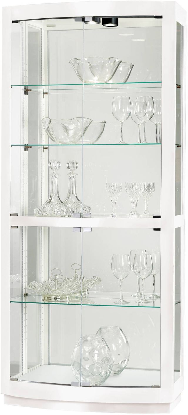 Howard Miller® Bradington III Gloss White Curio Cabinet