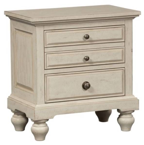 Liberty High Country Antique White Nightstand-0