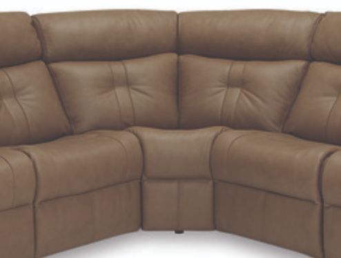 Palliser® Furniture Acacia Brown Reclining Sectional-1