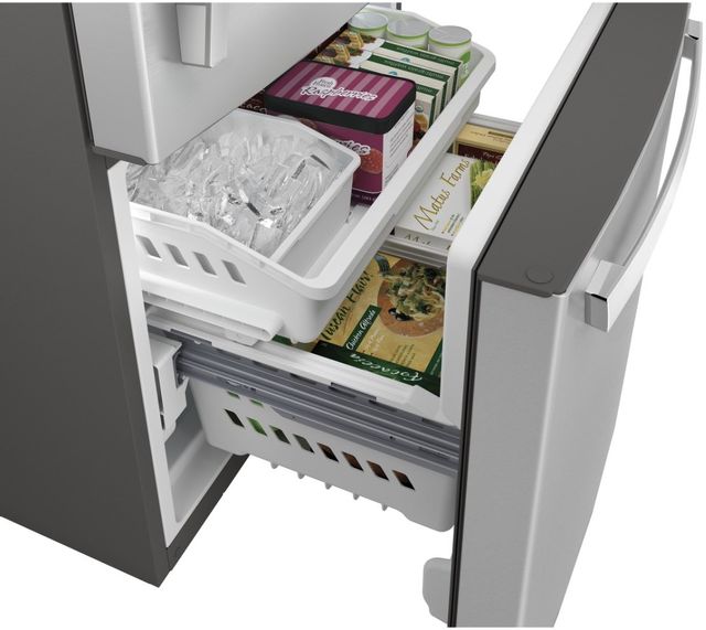 GE® 24.8 Cu. Ft. Fingerprint Resistant Stainless Steel Bottom Freezer Refrigerator 9