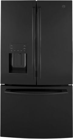 GE GFE26JGMBB 25.6 Cu. ft. Black Energy Star French-Door Refrigerator