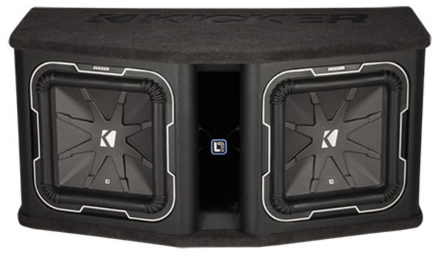 Kicker® Dual 12" L7 2-Ohm Subwoofer Enclosure
