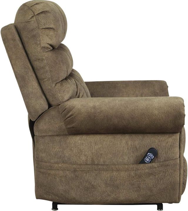Signature Design by Ashley® Mopton Chocolate Power Lift Recliner 14