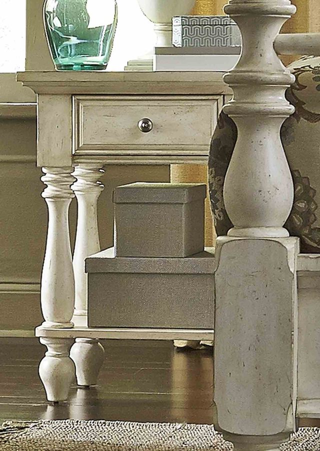 Liberty Furniture High Country Antique White Nightstand 4