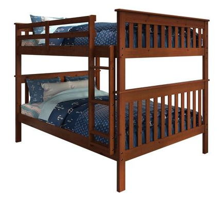 Donco Trading Company Mission Bunk Bed Full/Full-0