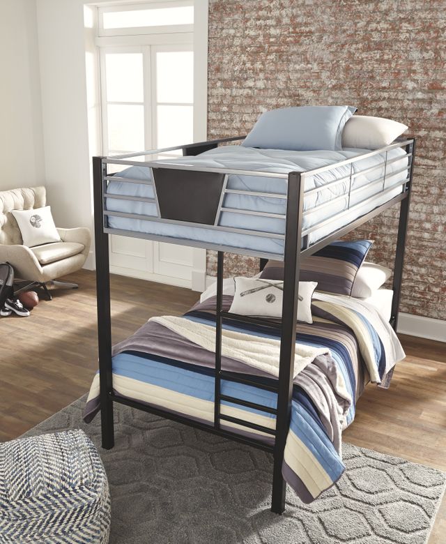 Signature Design by Ashley® Dinsmore Twin Bunk Bed with Ladder-2