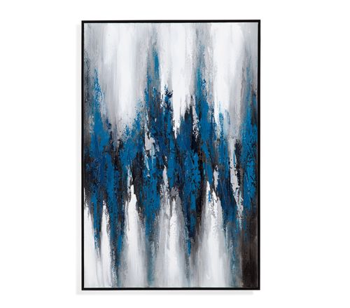 Bassett Mirror Severn Blue/White Wall Art