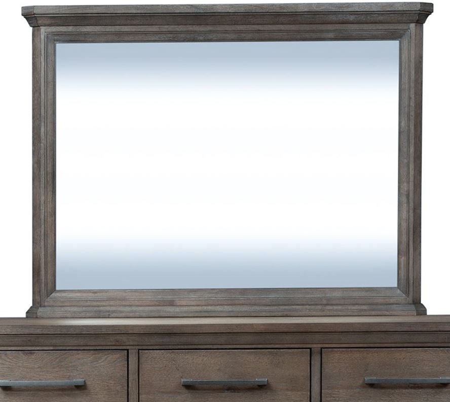Liberty Furniture Artisan Prairie Gray Dusty Wax Chesser Mirror