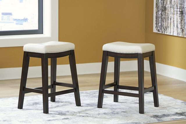 Signature Design by Ashley® Lemante Dark Brown Counter Height Stool 9