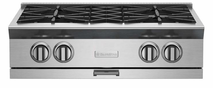 BlueStar® Platinum Series 30" Stainless Steel Natural Gas Rangetop
