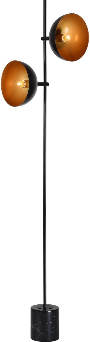 Renwil® Leblanc Matte Black Floor Lamp 1