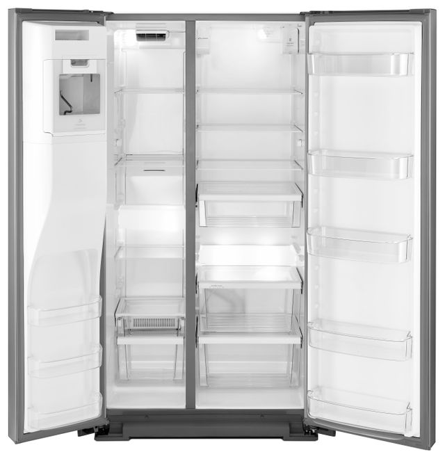 Réfrigérateur côte-à-côte à profondeur de comptoir de 36 po Whirlpool® de 20,6 pi³ - Acier inoxydable résistant aux traces de doigts 4