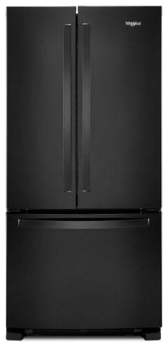 Whirlpool® 22 Cu. Ft. Wide French Door Refrigerator-Black