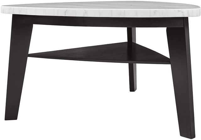 Steve Silver Co.® Carrara Triangular White Marble Top Counter Table-0