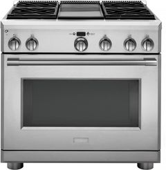 Monogram Statement Collection 36" Stainless Steel Pro Style Dual Fuel Range