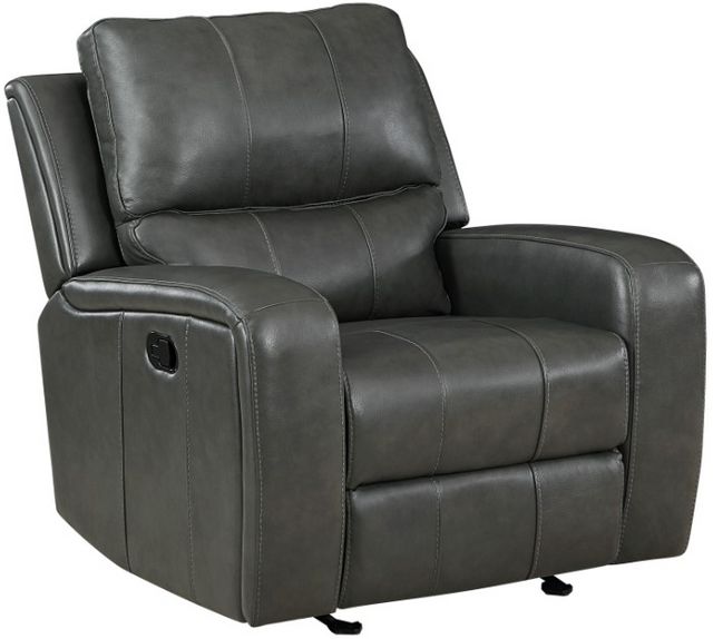 New Classic® Home Furnishings Linton Dark Gray Power Glider Recliner ...