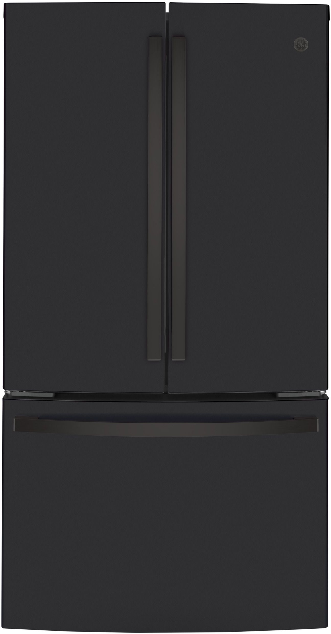 GE® 23.1 Cu. Ft. Fingerprint Resistant Black Slate Counter Depth French Door Refrigerator