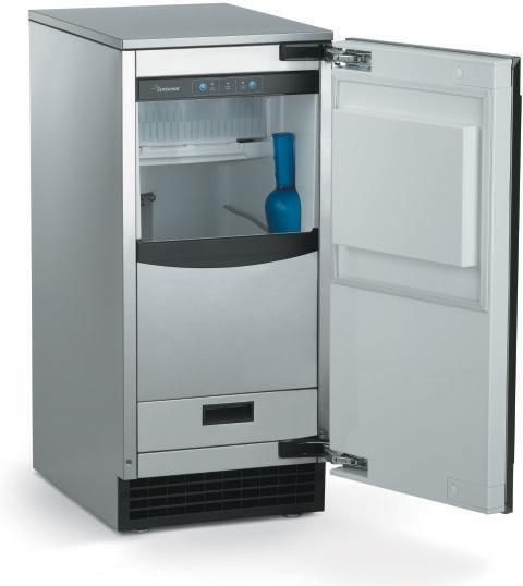 Scotsman® Brilliance® 15" Stainless Steel / Unfinished Ice Maker 1