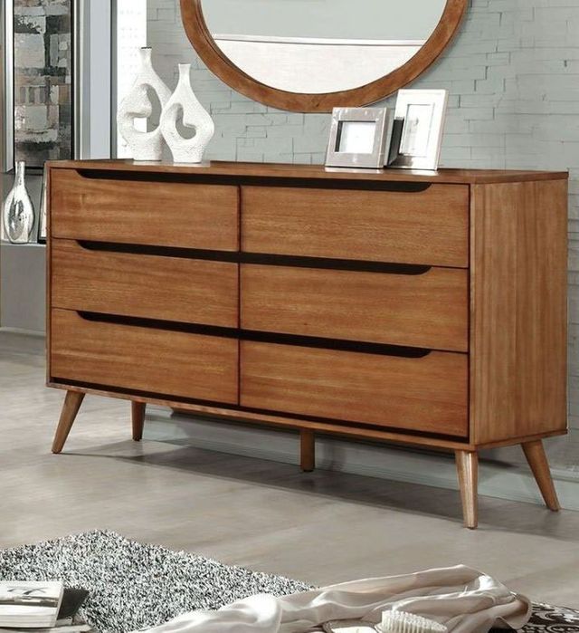 Furniture of America® Lennart Oak Dresser 1