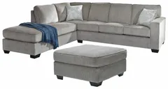 Signature Design by Ashley® Altari 2-Piece Alloy Sectional with Ottoman