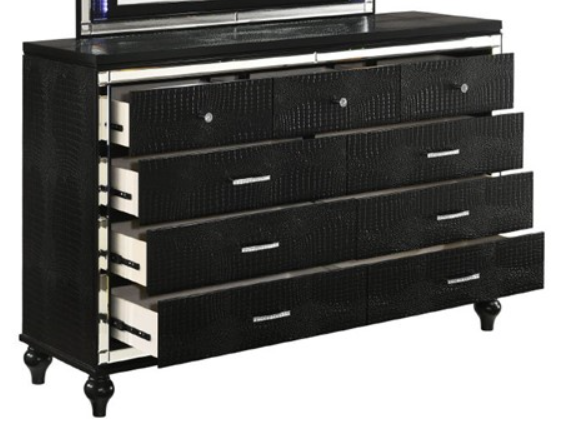 New Classic® Home Furnishings Valentino Black Dresser-1