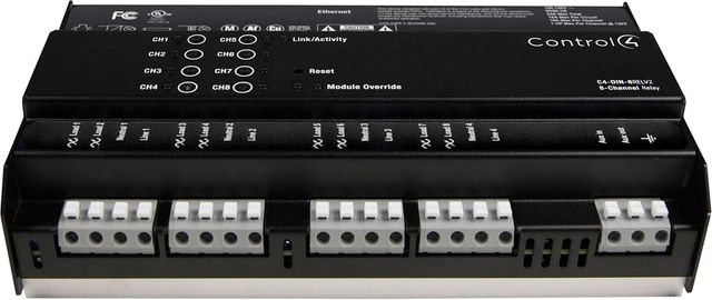 Control4® DIN-Rail 8-Channel Relay V2 2