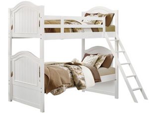 Homelegance® Clementine White Twin/Twin Bunk Bed