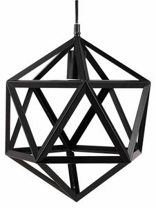 Furniture of America® Mea Black Ceiling Lamp