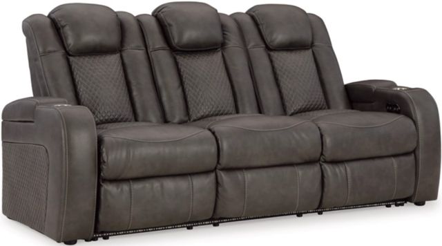 Signature Design by Ashley® Fyne-Dyme Power Reclining Sofa | Ben's Fine ...