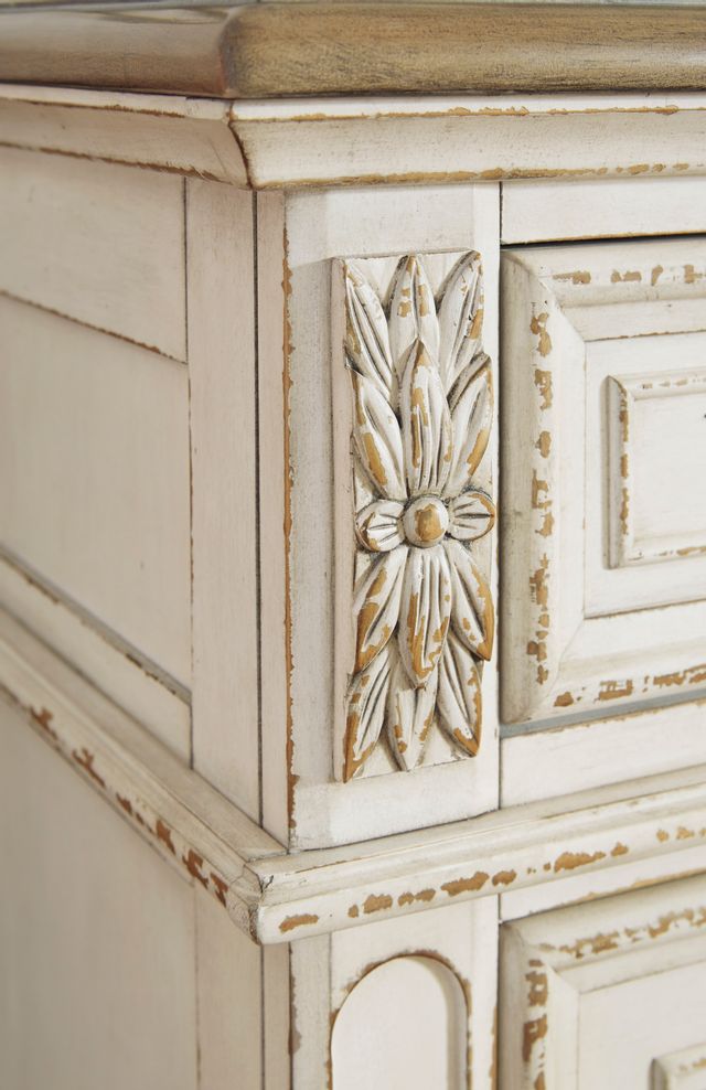 Signature Design by Ashley® Realyn Antiqued Two Tone Dresser 5